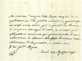 une vieille lettre manuscrite écrite à l'encre noire sur un morceau de papier