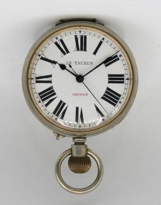 a clock that has roman numerals on the face of it