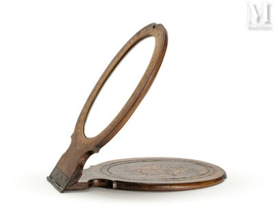 an image of a coin with a magnifying lens on it