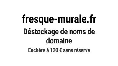Nom de domaine fresque-murale.fr.