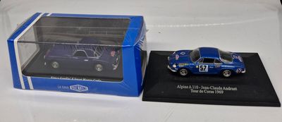 the box is clear and has a blue car in it