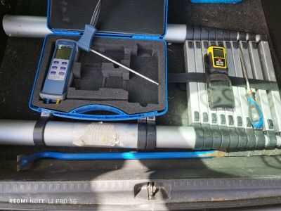 a tool in the trunk of a car with tools in it