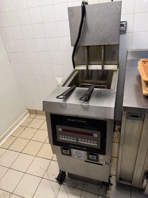 an image of a commercial fryer in a commercial kitchen