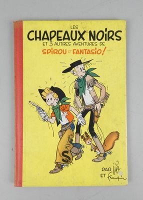 la couverture de la bande dessinée « Chapeaux noirs et autres aventures de Sprou et Fantasso »