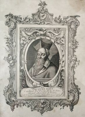a black and white drawing of a man with a beard in a frame
