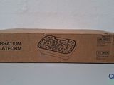 a cardboard box with a picture of a keyboard inside of it