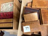 many boxes of books that are sitting on the floor