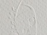 a close up of a piece of paper with a drawing on it