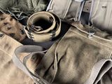 many different types of military items laid out on the table