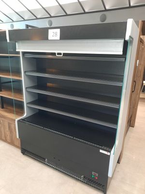 a display of empty shelves in a store for sale