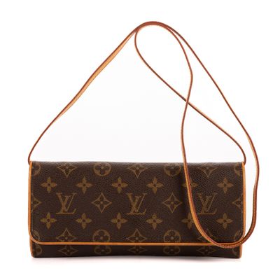Louis VUITTON - Pochette "Twin" GM 24cm en toile Monogram et…