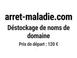 a black and white photo of a sign that says arret - maladie com