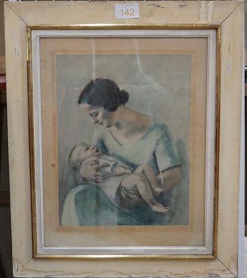 M Asselin "La mère et son bébé " lithographie numéro 98/100,…
