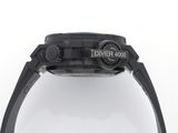a close up of a watch on a white surface with a white background