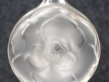 un vase en verre transparent contenant une fleur