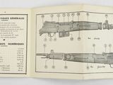 an old pamphlet with a bunch of different types of guns