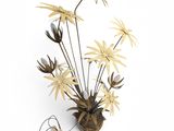 a vase with a bunch of flowers in it