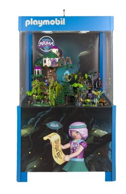 Le coffret Playmobil est présenté dans un étui en plastique