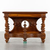 Console ou console murale, bois sculpté et marbre, style Ren… (photo 3)
