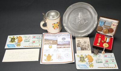 a lot of items that are sitting on a table