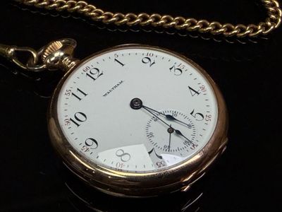 Montre de poche en or 14K, 585°/00