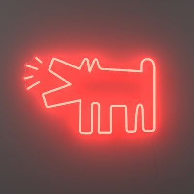 Barking Dog x Keith Haring 50 x 30 cm