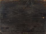 an old wooden box with a handle on a white background
