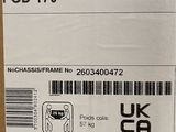 the back of a box with a label on it and a barcode on the side of the box