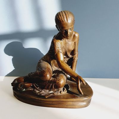 D'après James PRADIER (1790-1852) : "La joueuse d'osselets" d'après la - Photo 1