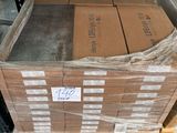 a pallet full of boxes on a pallet in a warehouse