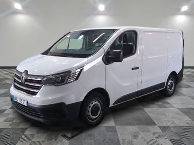 a picture of a white van on a checkered floor