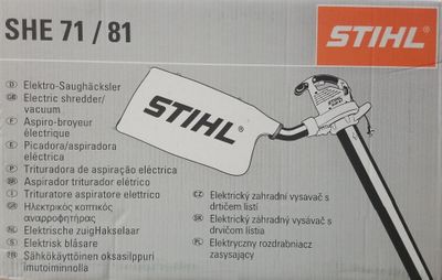 SOUFFLEUR ELECTRIQUE ASPIRO BROYEUR STIHL SHE 71