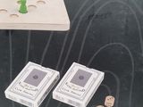 a board game with a number of pieces on it