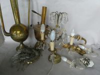 Ensemble comprenant : une girandole en laiton à pampilles, u… (photo 2)
