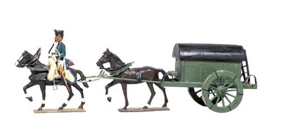 C.B.G. Mignot. 1er Empire. Fourgon Ambulance attelé à 2 Chev…