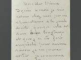 an old handwritten letter from a man who is writing on a piece of paper