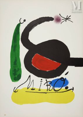 Joan Miró (1893-1983) Sans titre (Derrière le Miroir), 1967