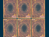 four square coasters with a picture of a black hole in the middle