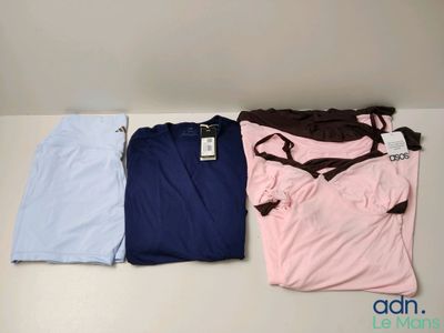 three t - shirts are sitting on a table next to each other