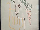 une photo d'une affiche sur laquelle figure un dessin