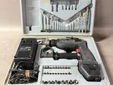 a close up of a tool kit in a case on a table