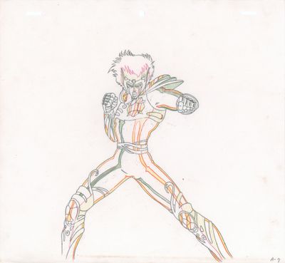 an image of a drawing of a man with a baseball bat