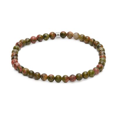 lot de 140 Mini Bracelets "Energie" en Unakite - vendu dans leur pocho - Photo 1