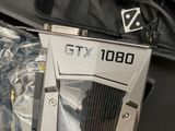 a close up of the graphics on the front of the geforce gtx 1080