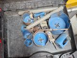 a tool box filled with tools and a hammer