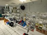 many items on the shelves in the store