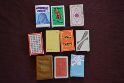 Lot de 10 jeux de 52/52, Réclame ou Publicitaire et autres b…