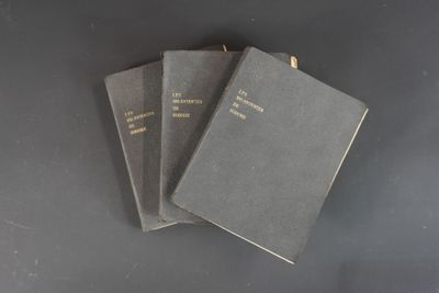 3 Volumes "les 120 journées de Sodome" DAF de Sade.