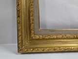 an image of a gold frame on a white background