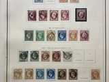 an image of a picture of a group of stamps on a wall